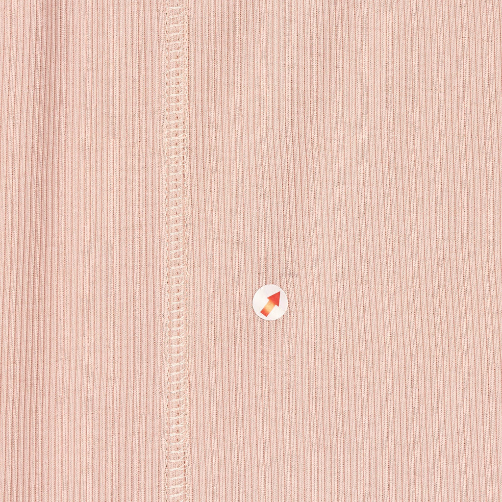 Baukjen Powder Pink Organic Cotton Rib Top