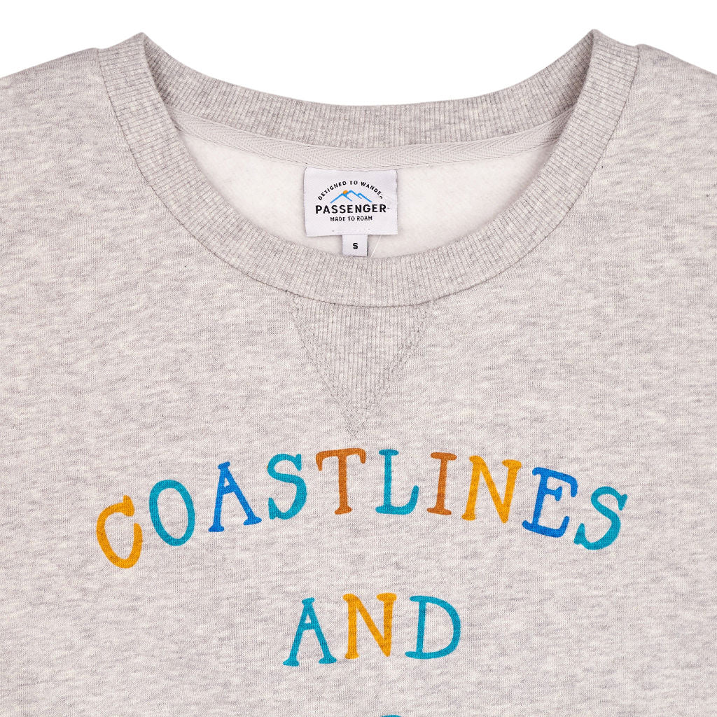 Passenger Grey Coastlines Sweatshirt