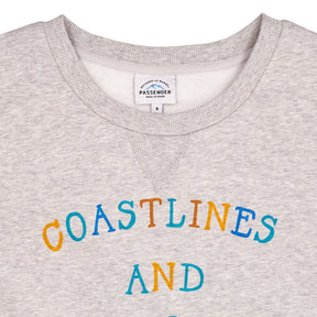 Passenger Grey Coastlines Sweatshirt