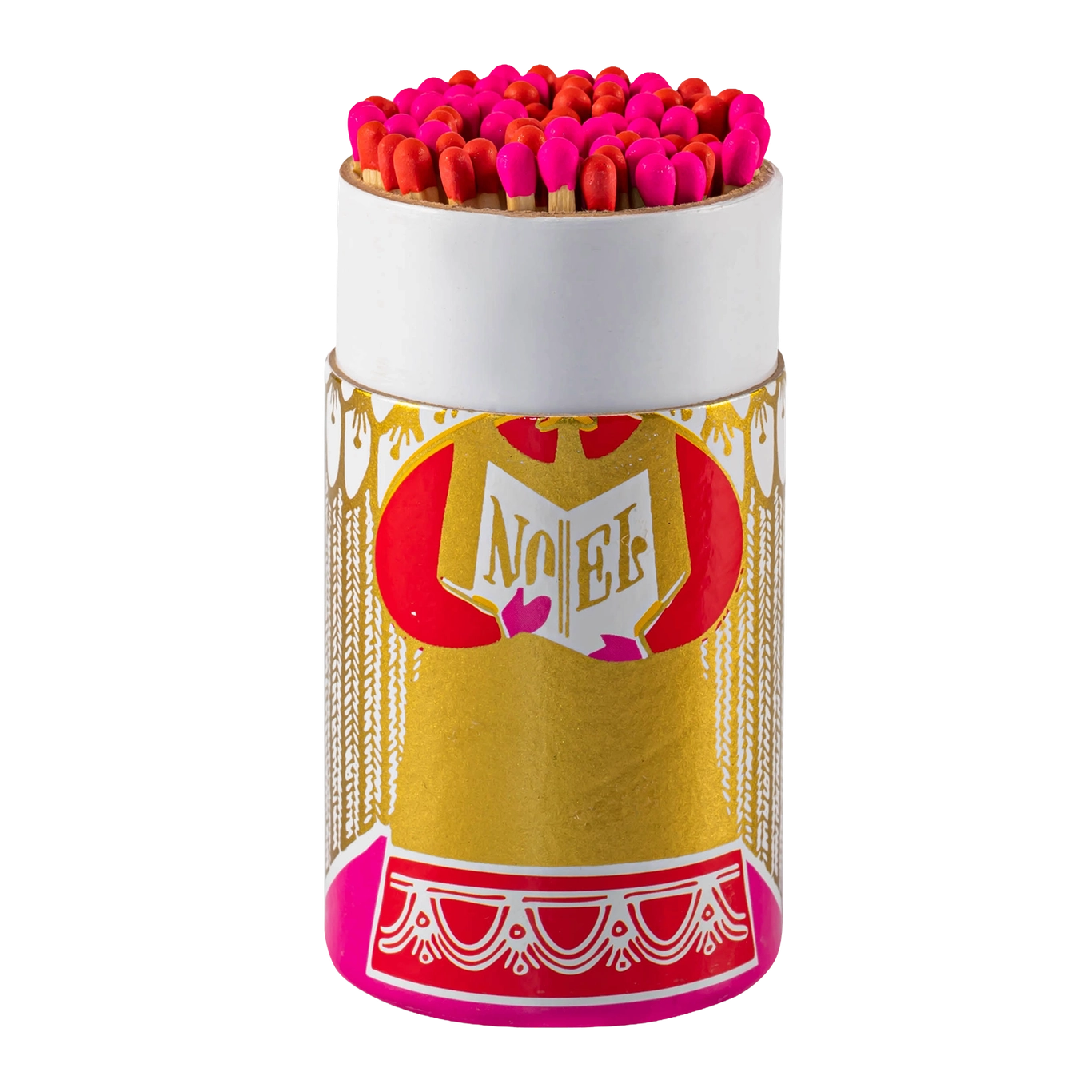 Christmas Cylinder Matches - 4 designs