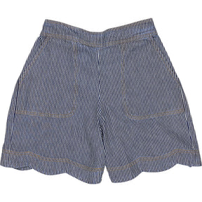 Bonté Navy Ticking Striped Mary Shorts