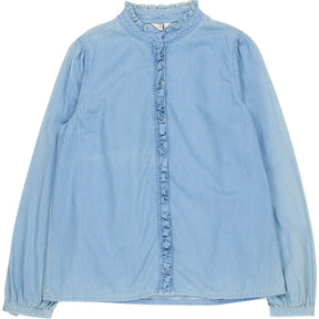 Hush Blue Denim Shirt UK 10