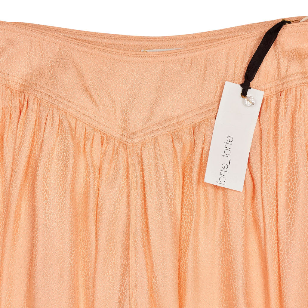 Forte Forte Peach Jacquard Skirt