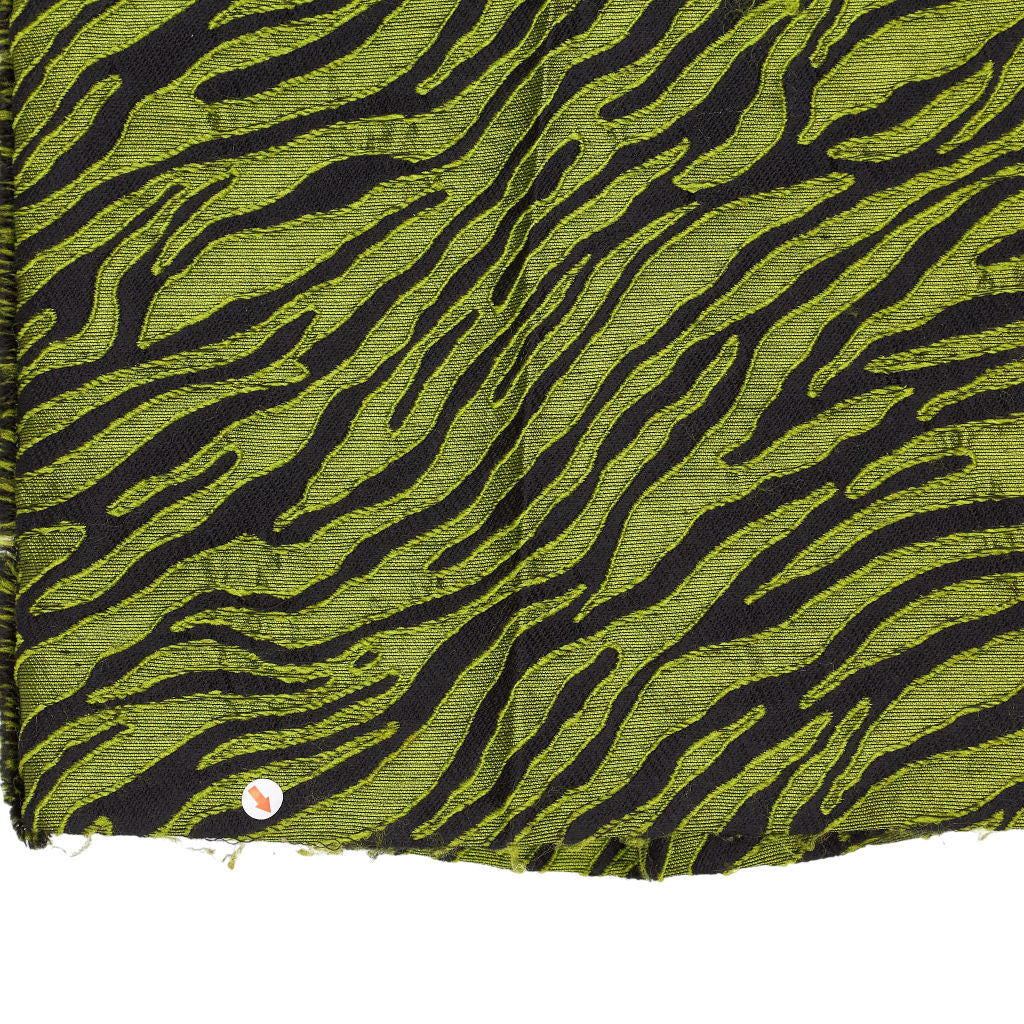 A Better Mistake Green Zebra Patterned Trousers