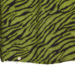A Better Mistake Green Zebra Patterned Trousers