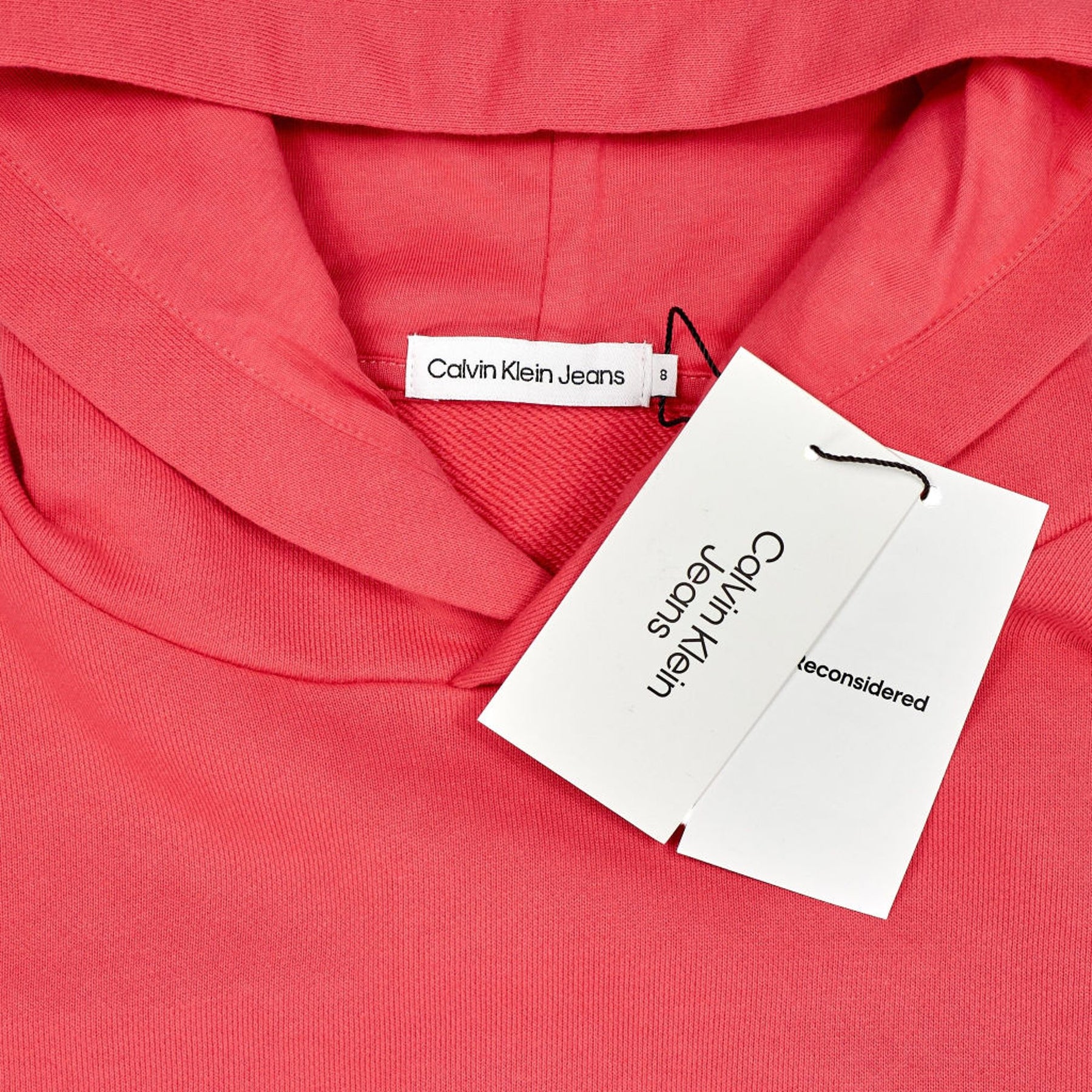 Calvin Klein Pink Hero Logo Hoodie