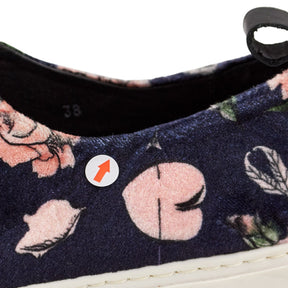 Mother of Pearl Floral Slip-On Sneakers