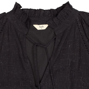 Hush Black Tiered Dress