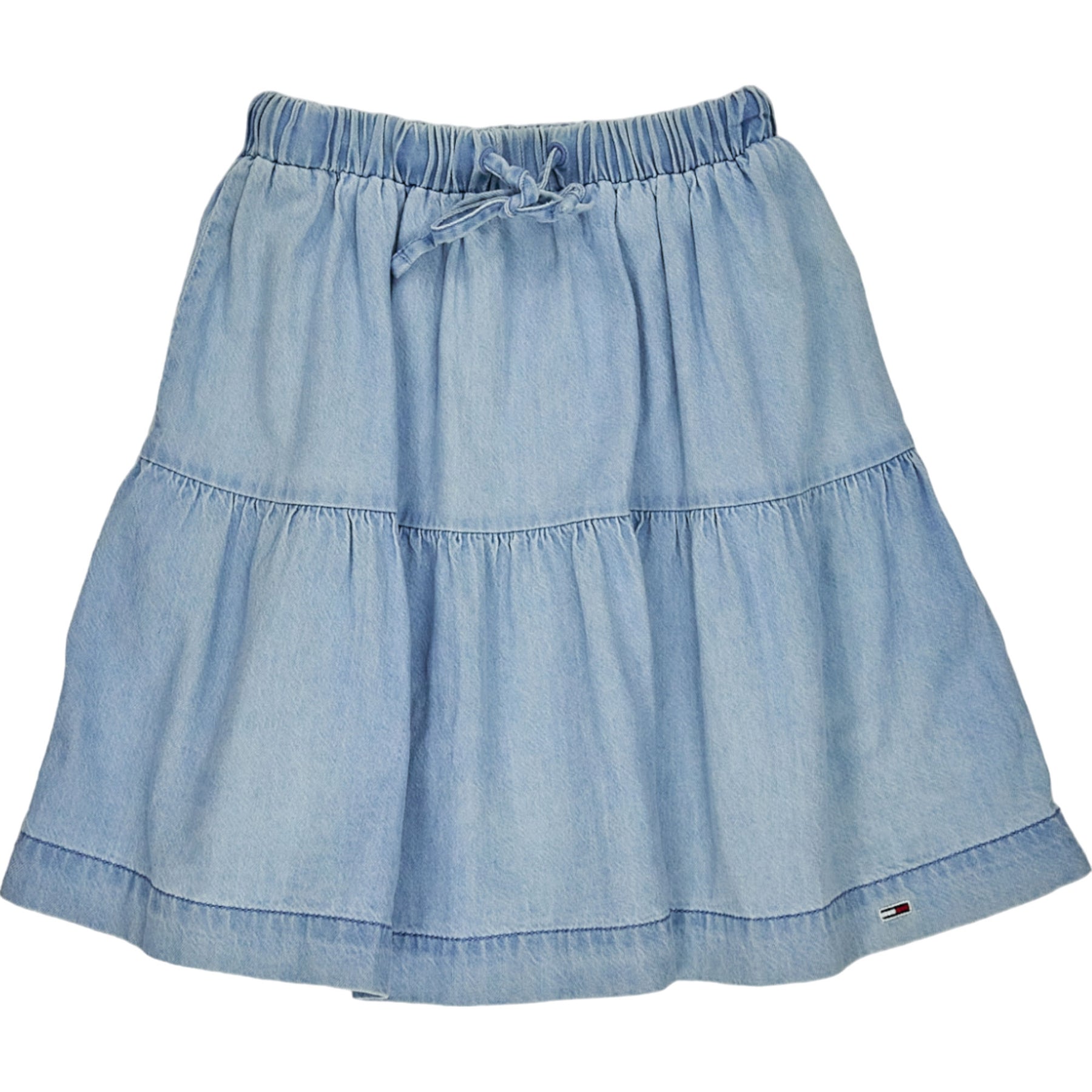 Tommy Hilfiger TJW Tiered Chambray Mini Skirt