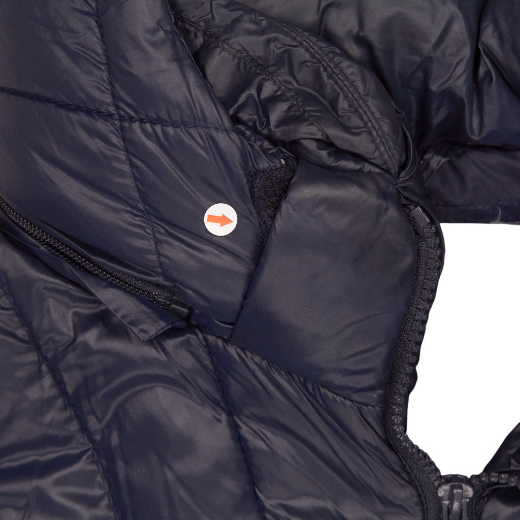 Geographical Norway Navy Puffer Jacket
