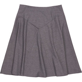 Pull&Bear Grey Pinstripe A-Line Skirt