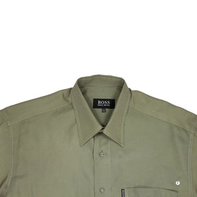Hugo Boss Green Short Sleeve Shirt