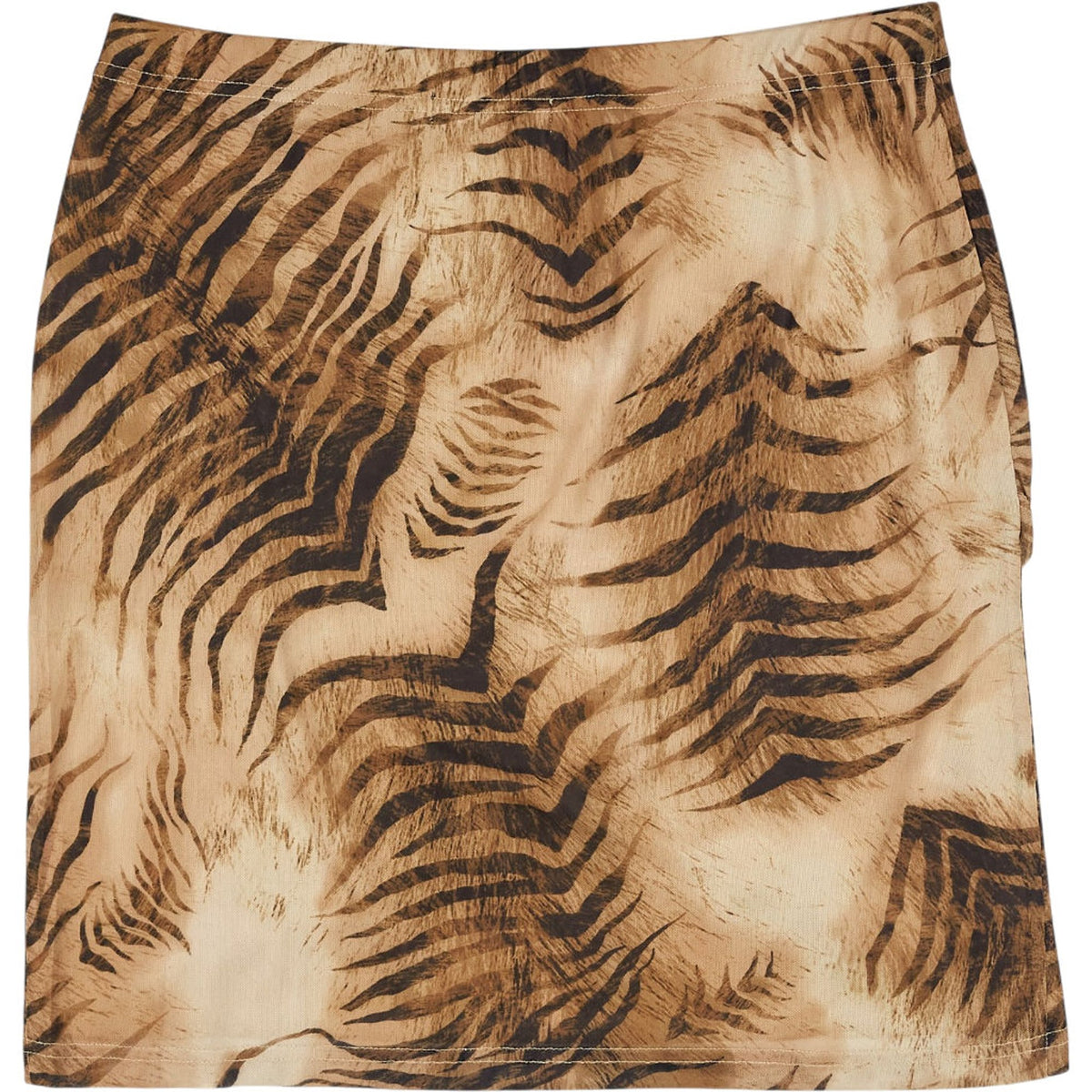 Motel Brown Tiger Print Skirt
