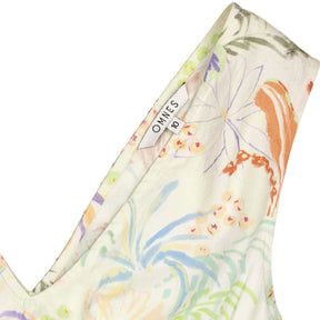 OMNES Floral Print Midi Dress