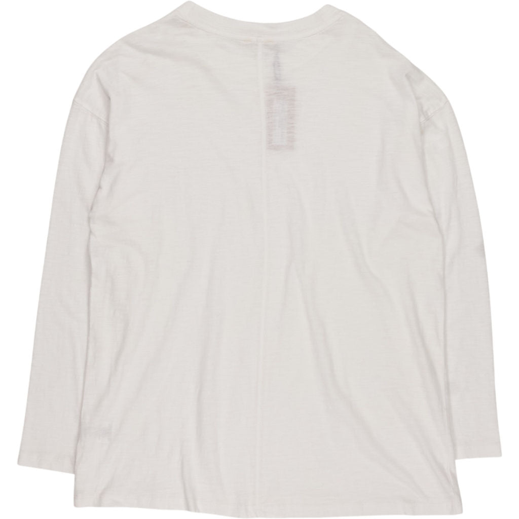Hush White Amanda Long Sleeve Tee