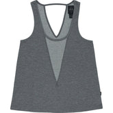 Stussy Grey Striped Tank Top