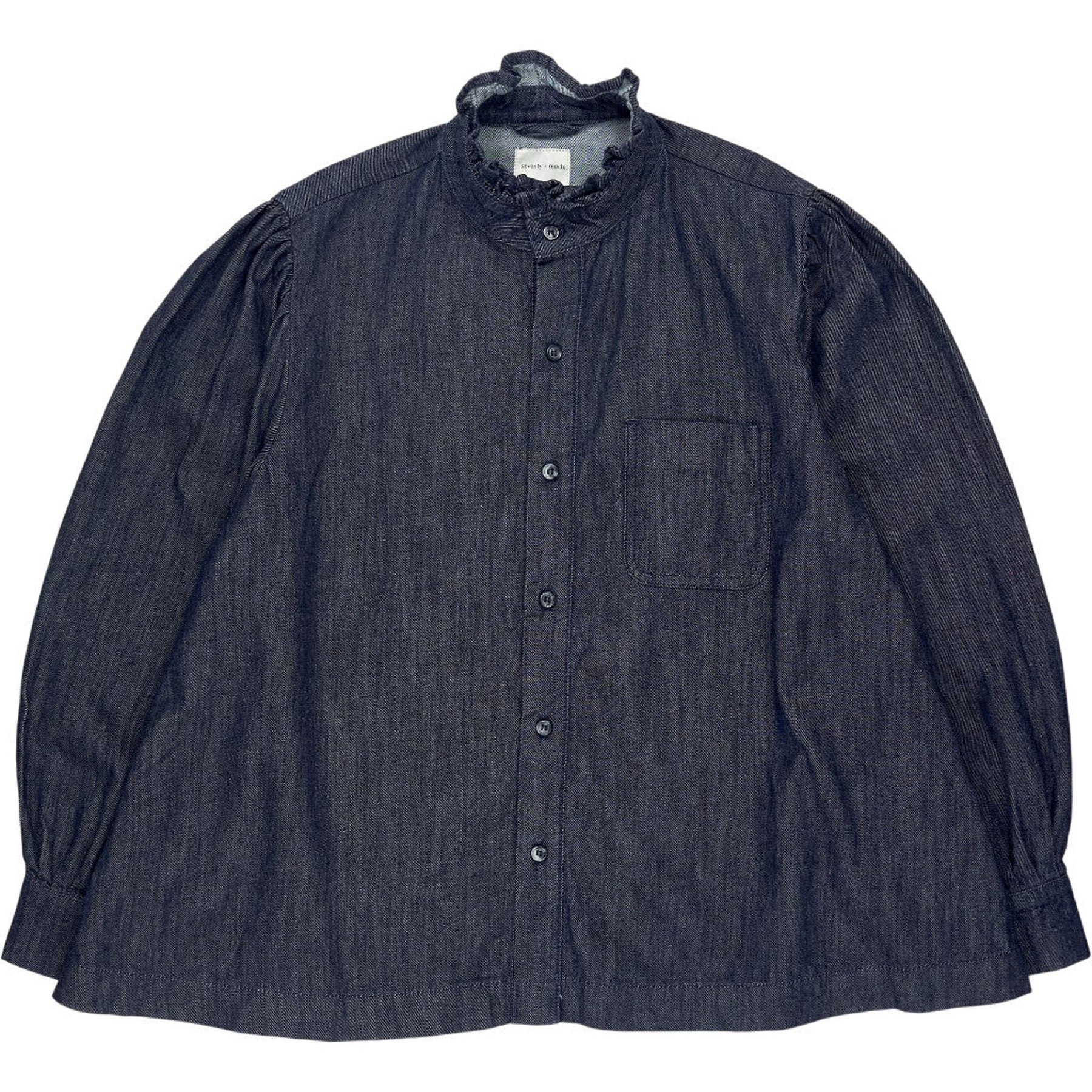 seventy + mochi Blue Denim Blouse