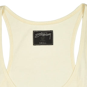 Stussy Ivory Graphic Racerback Tank