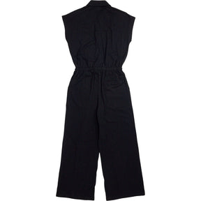 Hush Black Short Sleeve Wide Leg Jumpsuit