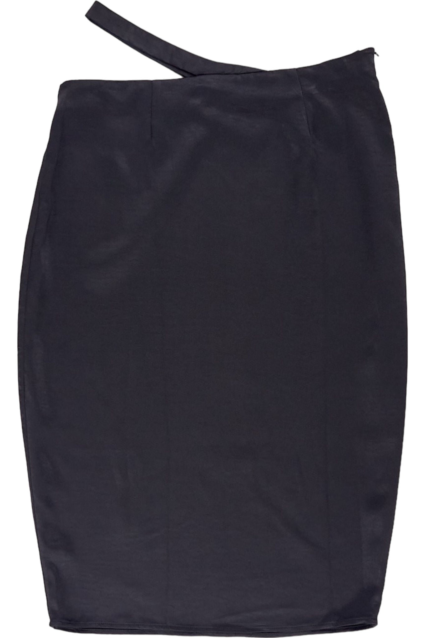 Motel Black Ardy Satin Skirt