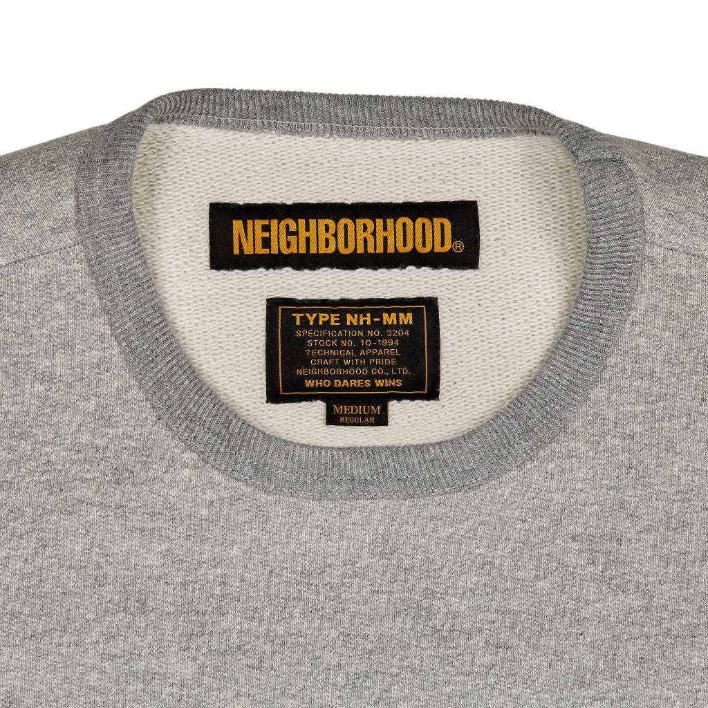 Neighborhood Grey Tactical Crew Sweatshirt