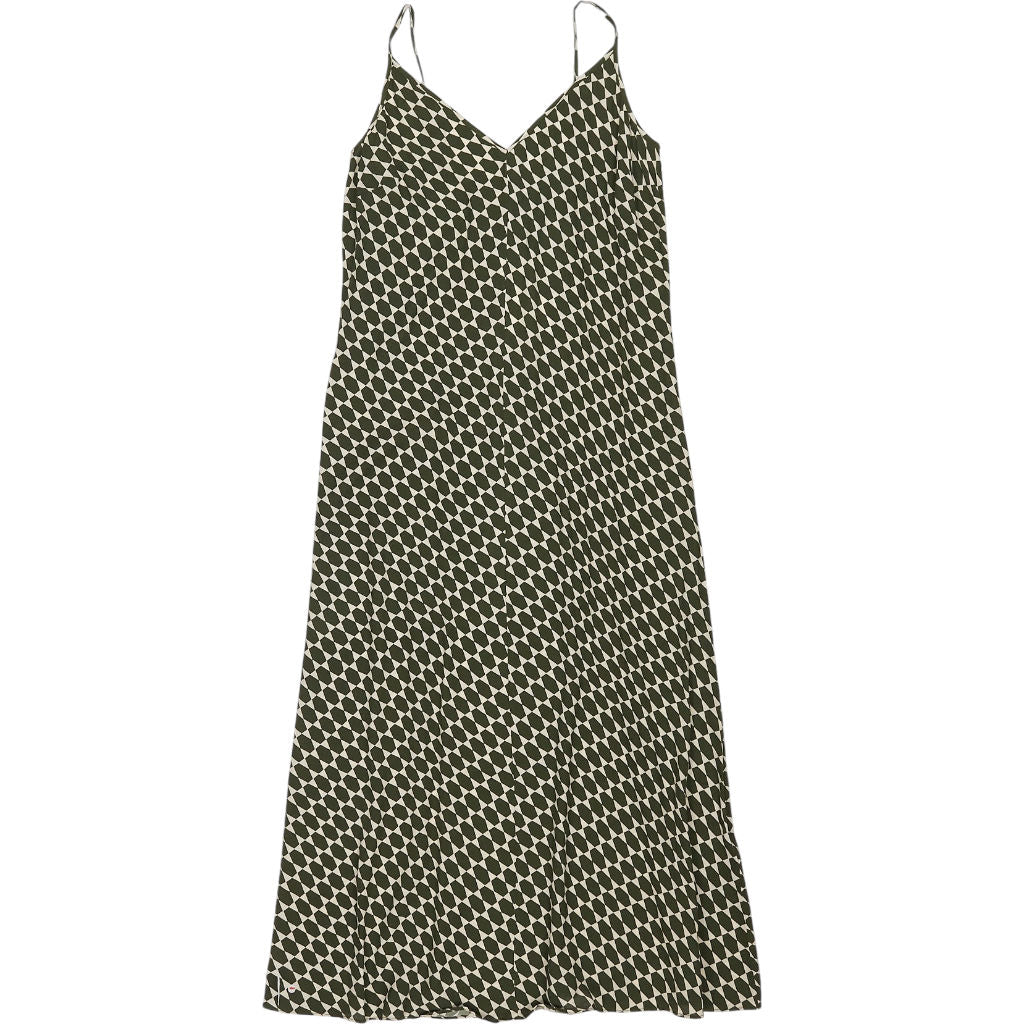 Hush Green Eloise Printed Maxi Slip Dress