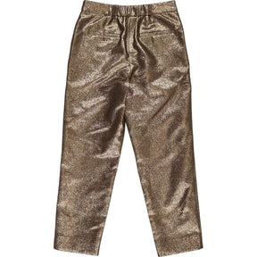 Wyse Gold Anande Metallic Suit Trousers