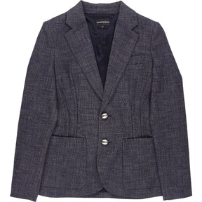 Emporio Armani Blue Wool Blazer