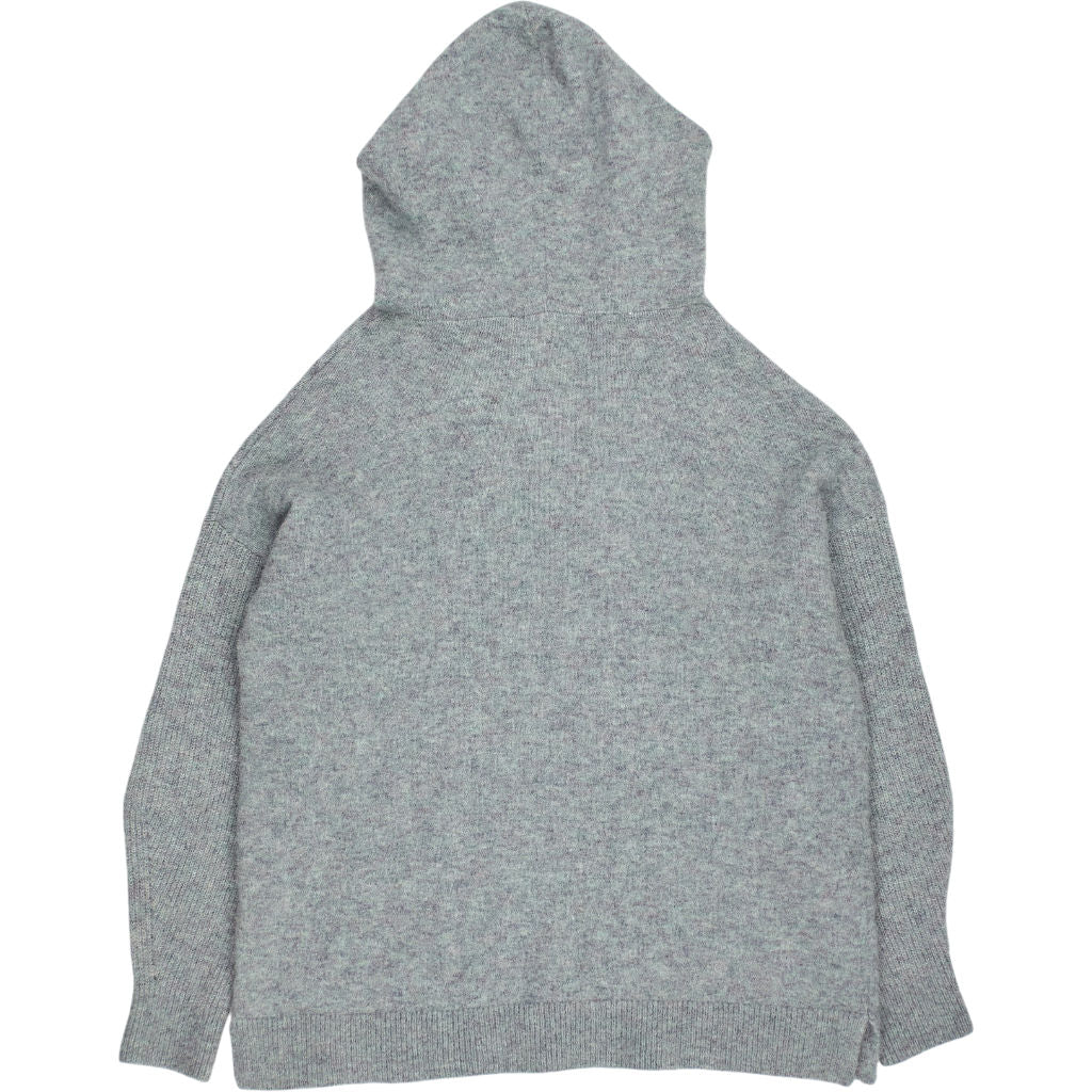 Hush Grey Hooded Knit Jumper
