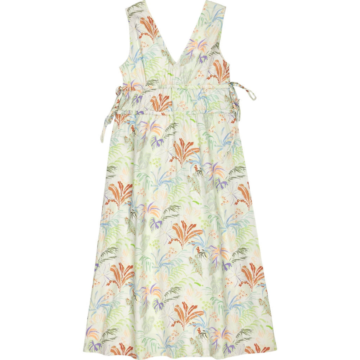 OMNES Floral Print Midi Dress