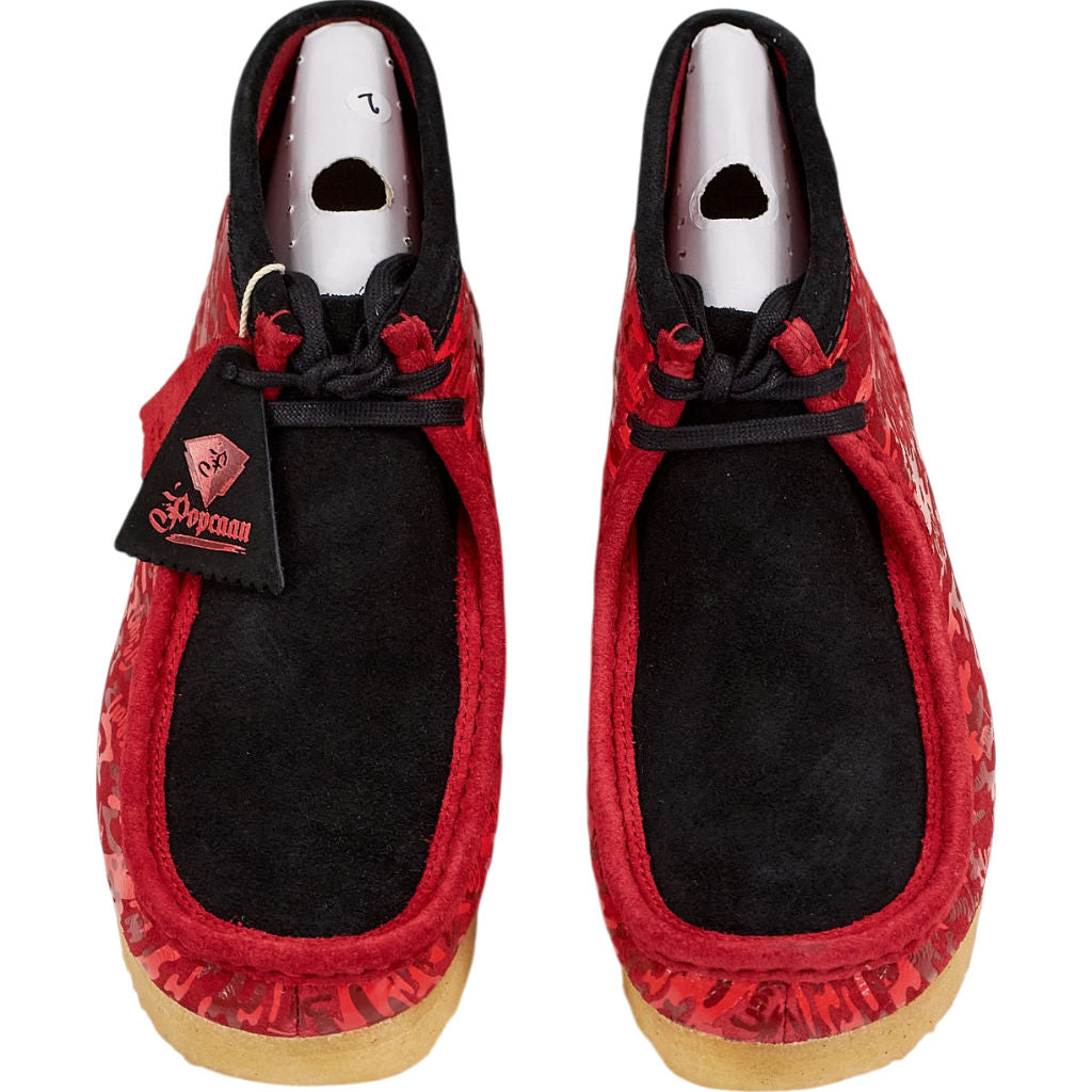 Clarks Originals Red Camouflage Wallabee Boot