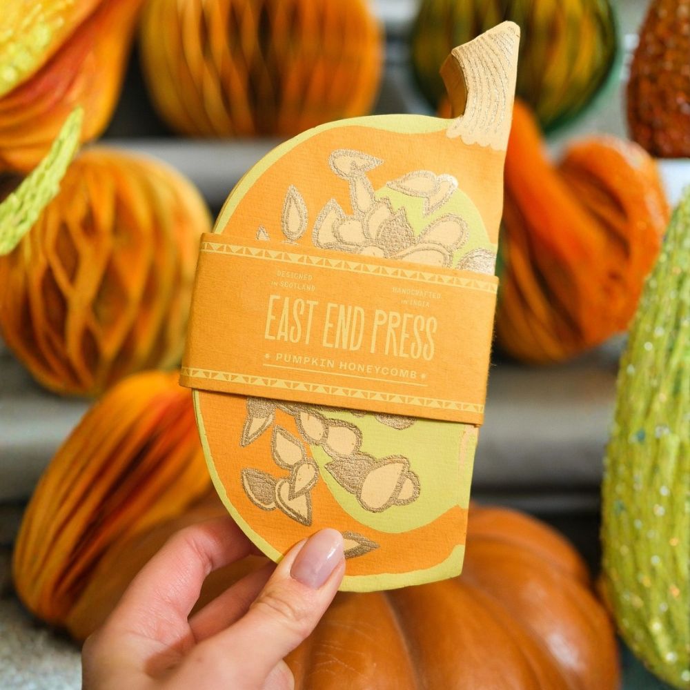 Honeycomb Pumpkin - Orange
