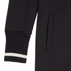 ME+EM Black Zip Midi Dress