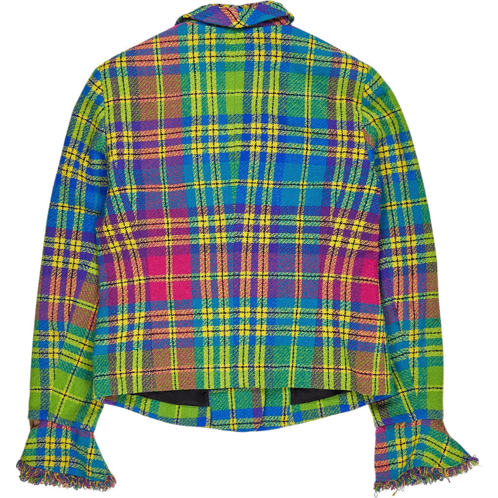 Escada Multicolour Plaid Wool Jacket