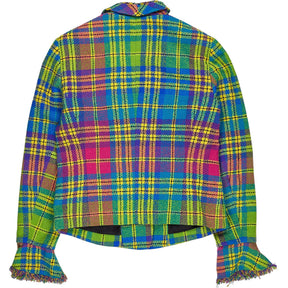 Escada Multicolour Plaid Wool Jacket