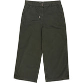 Baukjen Khaki Cotton Wide Leg Trousers