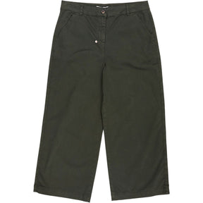 Baukjen Khaki Cotton Wide Leg Trousers