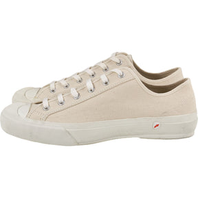 YMC Cream Canvas Trainers