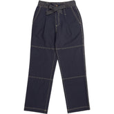 Wyse Black Cara Cotton Trousers