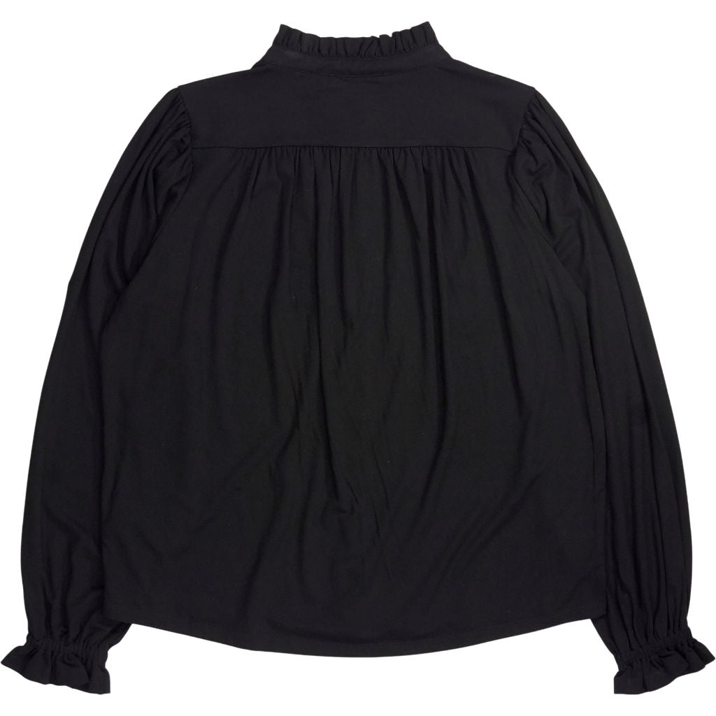 Baukjen Black Sima Frill Detail Blouse