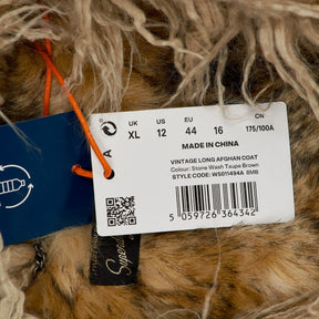 Superdry Stone Wash Afghan Coat