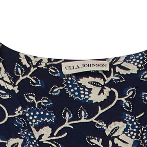 Ulla Johnson Blue Floral Midi Dress