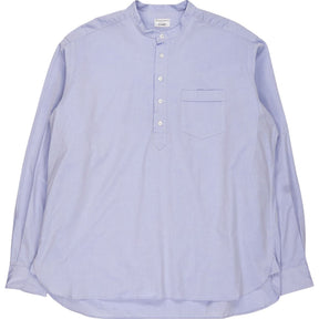 Drakes X Kingsman Blue Popover Shirt