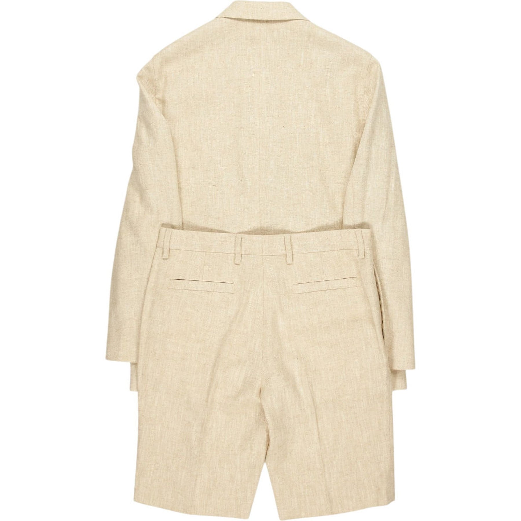 Moss Brown Relaxed Fit Shorts Suit 40R/34R