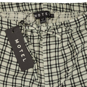 Motel Black Check Lirura Trousers