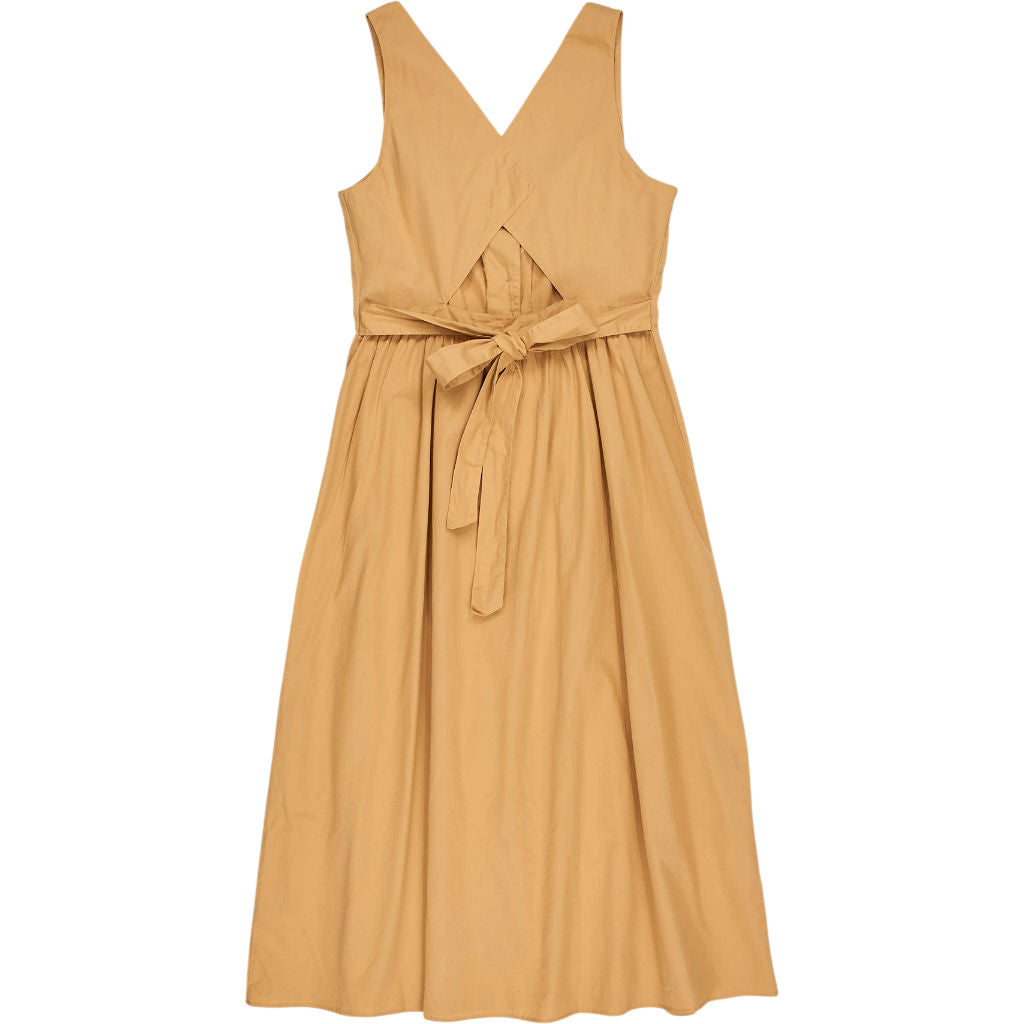 Baukjen Beige Button Dress