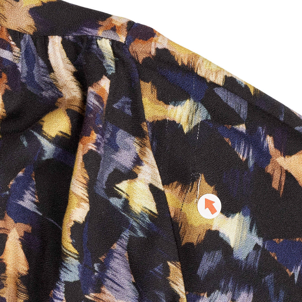 Baukjen Navy Kalina Printed Midi Dress