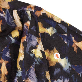Baukjen Navy Kalina Printed Midi Dress