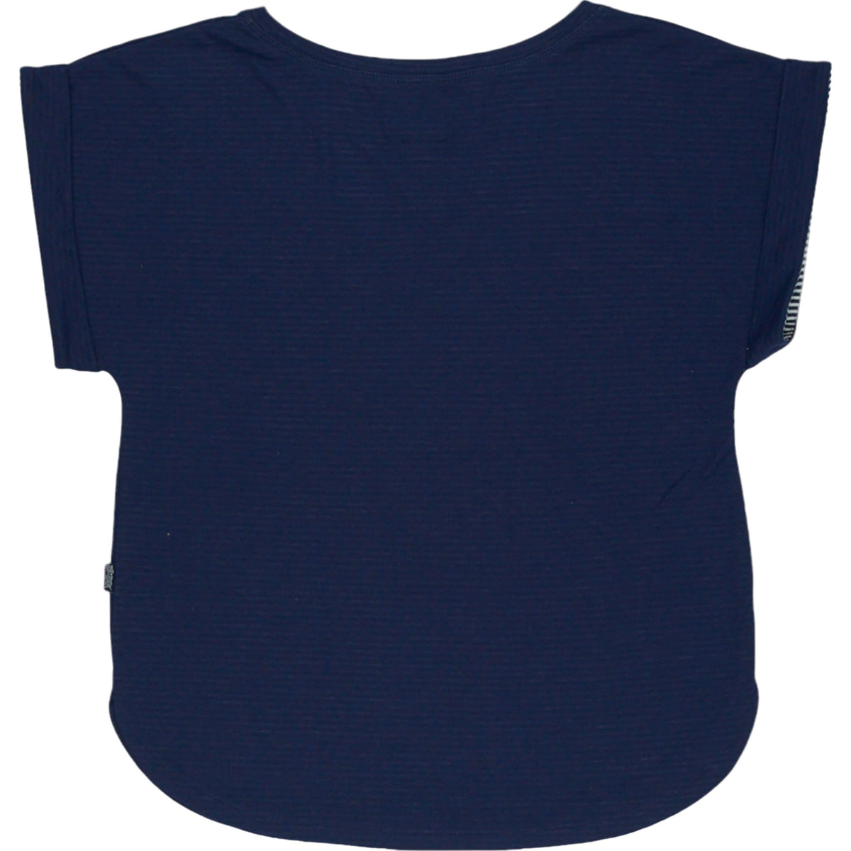 Stussy Navy Short Sleeve Striped T-Shirt