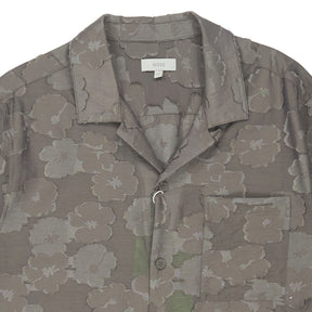 Moss Khaki Floral Short Sleeve Shirt